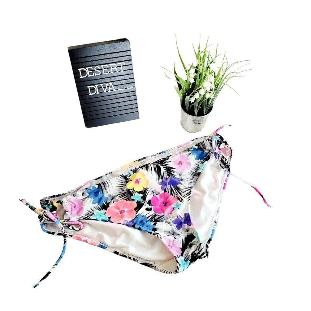 Tahiti Floral Bikini Bottom L
